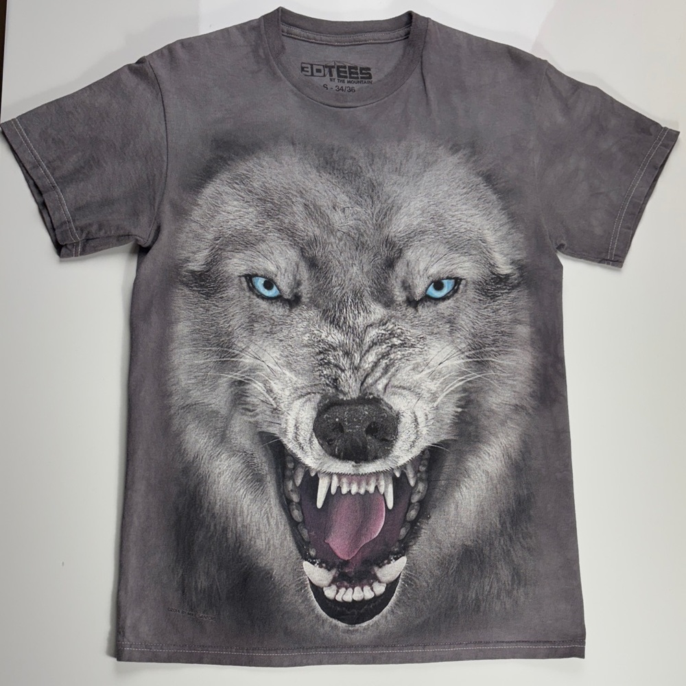 Gray Wolf Graphic Men's Short Sleeve Tee